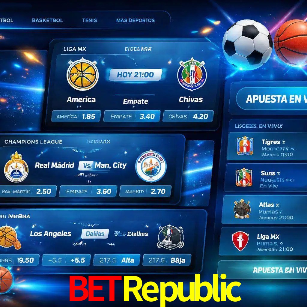 Mercados de apuestas deportivas BetRepublic para jugadores en México
